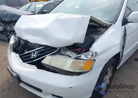 2002 Honda Odyssey Ex from USA, damaged, VIN 2HKRL186X2H514361